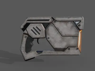 Cyber Pistol  3D model