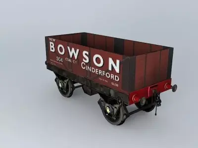 BOWSON'S Coal Wagon Free 3D model