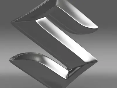 suzuki logo 3D model V1