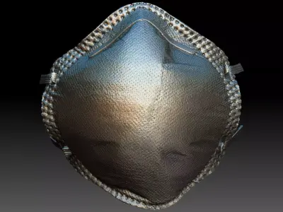 Construction Particulate Dust Mask 3D model