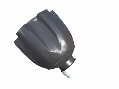 Industrial Knob Low-poly 3D model shop