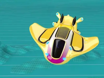 Submarine 2 Aqua Ship 3D model