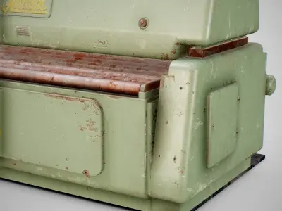 Sanding Machine - Anthon 01 Used Low-poly 3D model