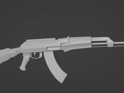 Gun Model Free 3D model
