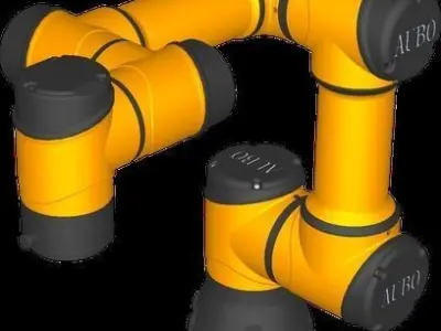Universal robot AUBO i3 Free 3D model