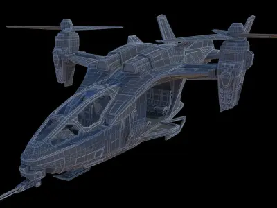 UH-144 HQ-3d model 3D model