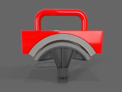 Mug Press Clamp Low-poly 3D model