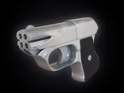 Cop 357 Derringer Low-poly 3D model