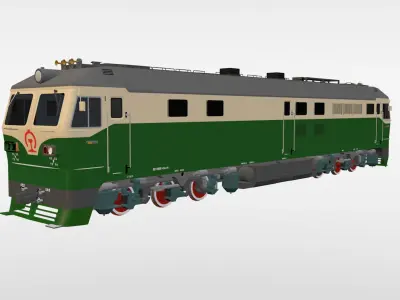 Train chinese 3D model
