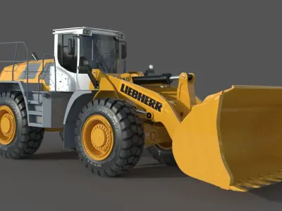 Liebherr L 580 Wheel Loader 3D model