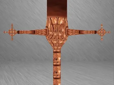 Holy Blade Low-poly 3D model