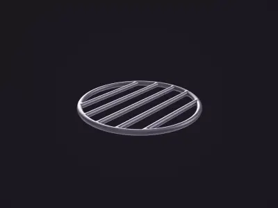 Round Grate 3D model