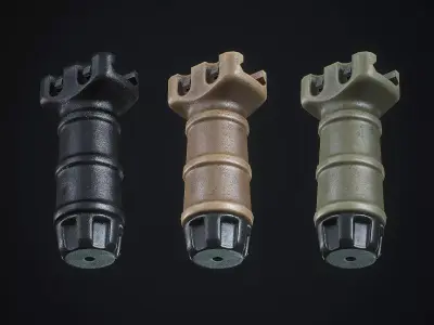TangoDown Stubby Vertical Grip Low-poly 3D model