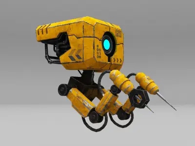 Mechanical Robot Design 3D model
