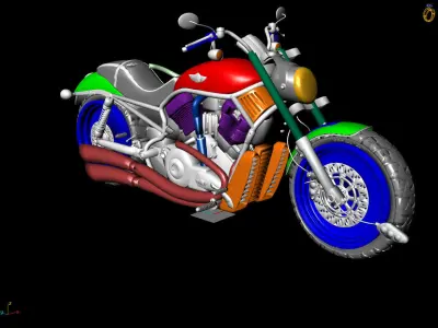PENDANTS MOTO 3D print model