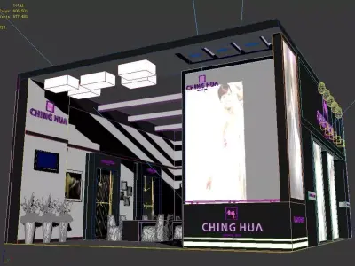 Exhibition - Area -10X8-3DMAX2011-041 3D model