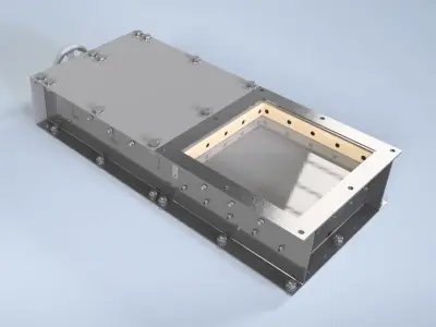 MANUAL SLIDEGATE SIZE 300X300mm 3D model