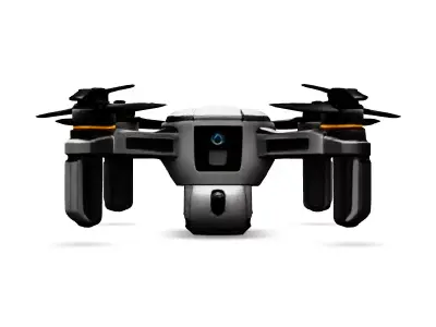 Realistic Quadcopter Drone 3D Model Low-poly 3D model purchase