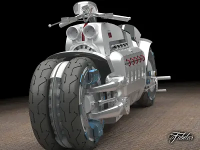 Dodge Tomahawk concept 3D model