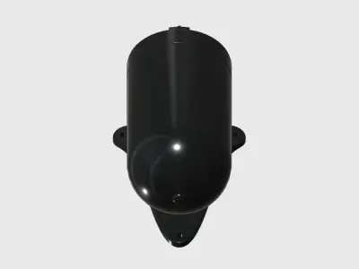 Customizable GA Wet Compass shell for flight simulator 3D print model