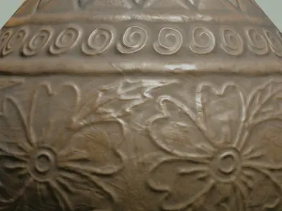 Clay Vase dusty antique old pottery Low-poly 3D model