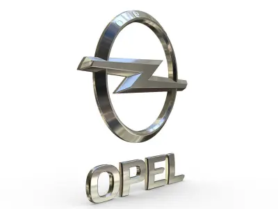 opel logo 3D model