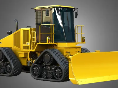 764 High Speed Dozer 3D model