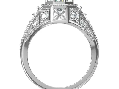 Wedding Ring  3D print model 234
