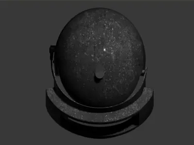 3D model of a helmet with a visor 3D model