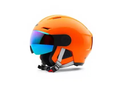 Vibrant Orange Helmet model pack Low-poly 3D model purchase