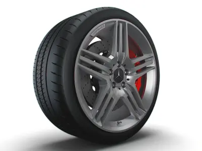 Mercedes Benz Maxilite wheel 3D model