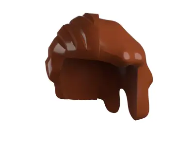 Custom3Dprint Minifigure Accessory - Minifigure Hair S2 - 066 3D print model