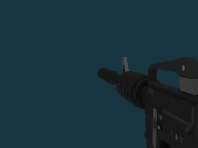 M4A1 Carbine Low-poly 3D model
