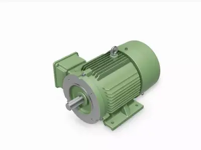 112M B34b Left IEC electric motor - 3D CAD model 3D model