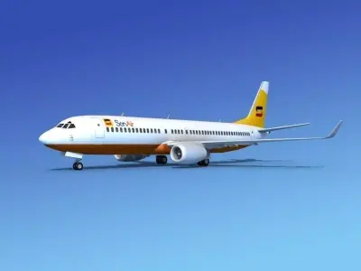 Boeing 737-800 Sonair 3D model