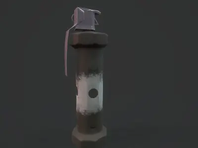 Flashbang Grenade - Models and Textures Low-poly Free low-poly 3D model
