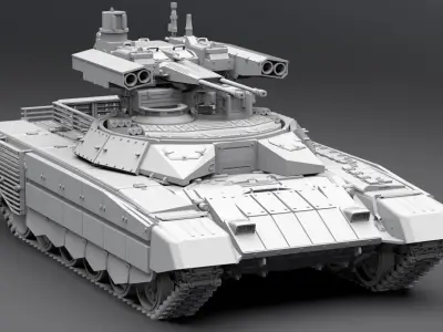 BMPT Terminator 2 Scale model 3D print model
