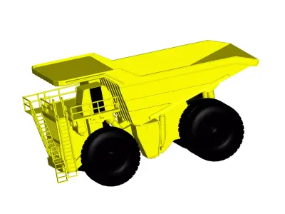 Liebherr Mining Truck 3D model purchase