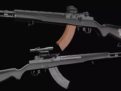 Norinco M305A Rifle Free low-poly 3D model