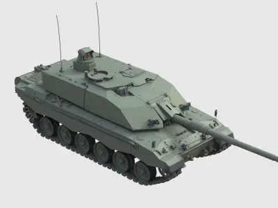 Challenger 3 Main battle tank Challenger 3 Low-poly 3D model