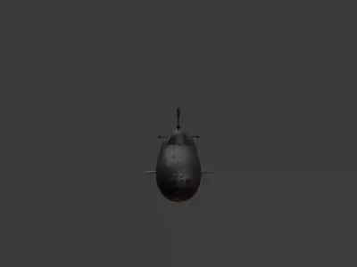 Submarine Soviet 3D model