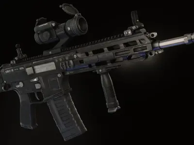 Howa Type 20 Low-poly 3D model