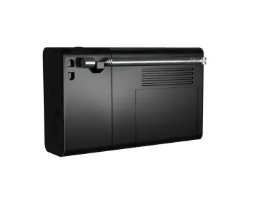 Portable Radio Low-poly 3D model