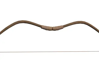Bow of arrow 1 Low-poly 3D model