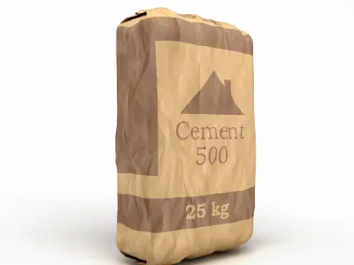 cement bag 3D model