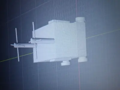 Military guadcopter  3D model