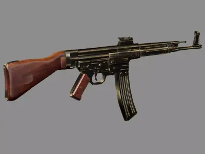 STG 44 Sturmgewehr stg44 Low-poly 3D Model Low-poly 3D model
