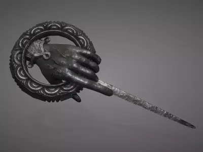 Hand of the Queen Pin - Game of Thrones - PBR  Low-poly 3D model
