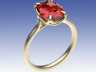Ring Engagment Filigree 3D print model