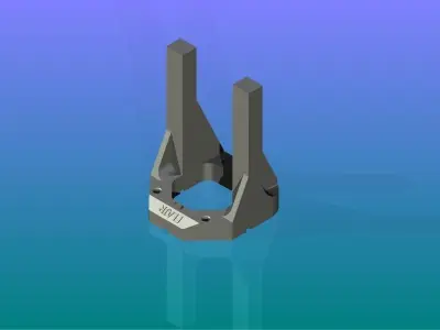 RC Engine Mounting Free 3D model
